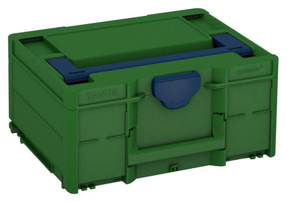 Systainer³ M 187, Emerald Green with Sapphire Blue lid handle and Sapphire Blue catches