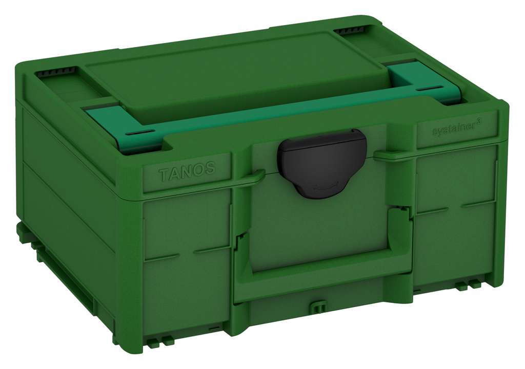 Systainer³ M 187, Emerald Green with Signal Green lid handle and Black catches