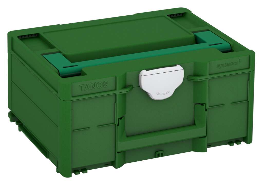 Systainer³ M 187, Emerald Green with Signal Green lid handle and Light Grey catches