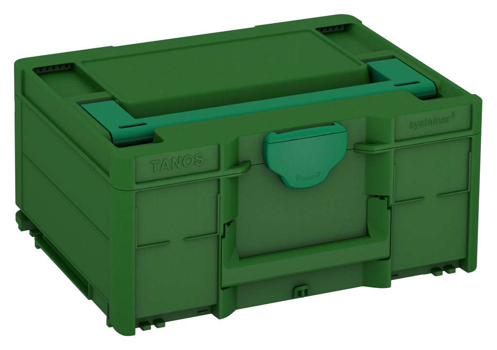 Systainer³ M 187, Emerald Green with Signal Green lid handle and Signal Green catches