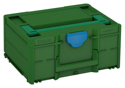 Systainer³ M 187, Emerald Green with Signal Green lid handle and Sky Blue catches