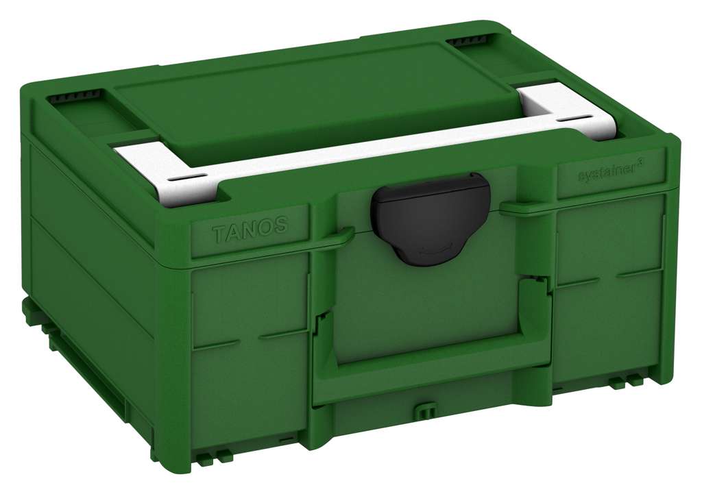 Systainer³ M 187, Emerald Green with White lid handle and Black catches
