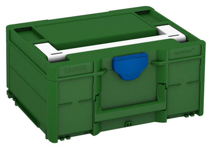 Systainer³ M 187, Emerald Green with White lid handle and Signal Blue catches
