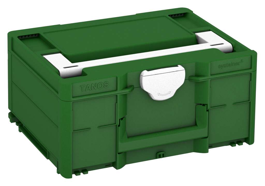 Systainer³ M 187, Emerald Green with White lid handle and White catches