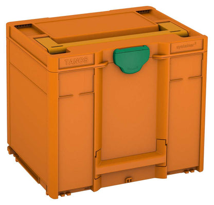 Systainer³ M 337, Deep Orange with Daffodil Yellow lid handle and Signal Green catches