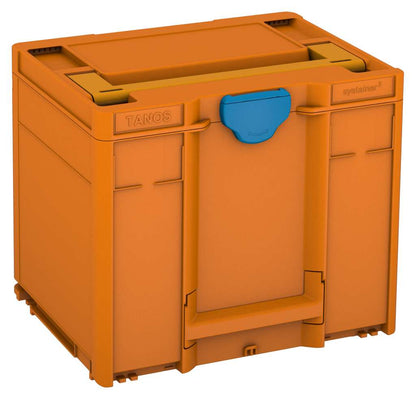 Systainer³ M 337, Deep Orange with Daffodil Yellow lid handle and Sky Blue catches
