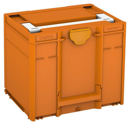Systainer³ M 337, Deep Orange with White lid handle and Daffodil Yellow catches