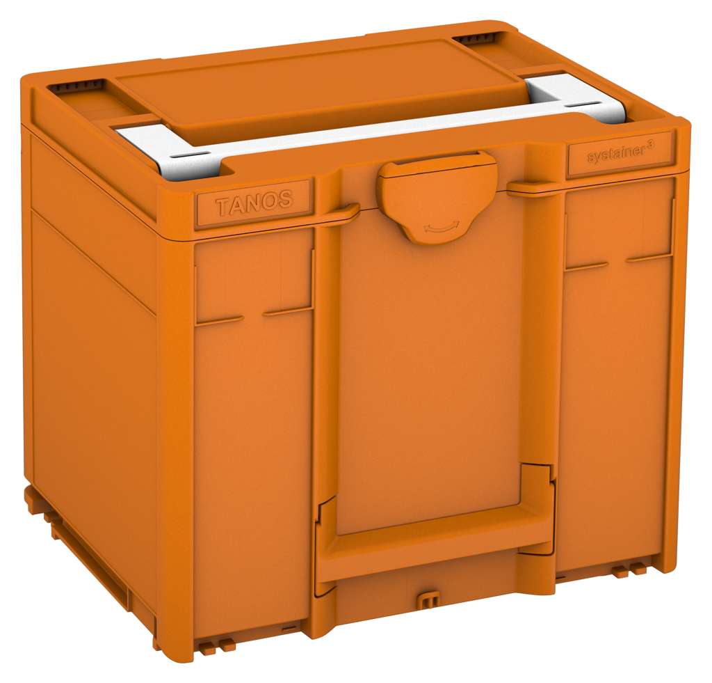 Systainer³ M 337, Deep Orange with White lid handle