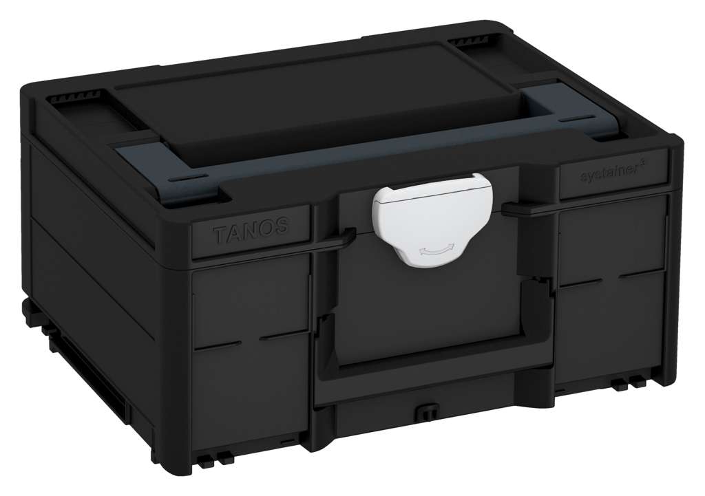 Systainer³ M 187, Black with Anthracite lid handle and Light Grey catches