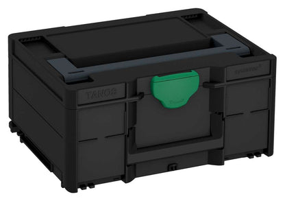 Systainer³ M 187, Black with Anthracite lid handle and Signal Green catches