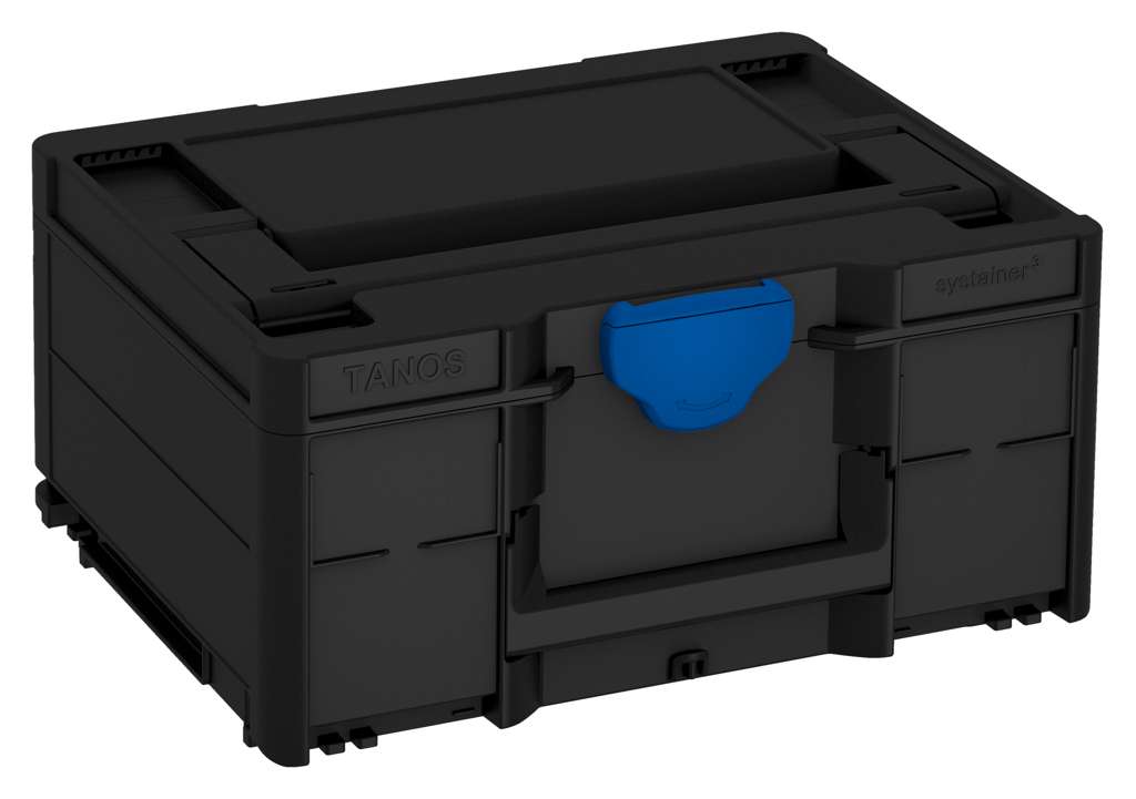 Systainer³ M 187, Black with Signal Blue catches