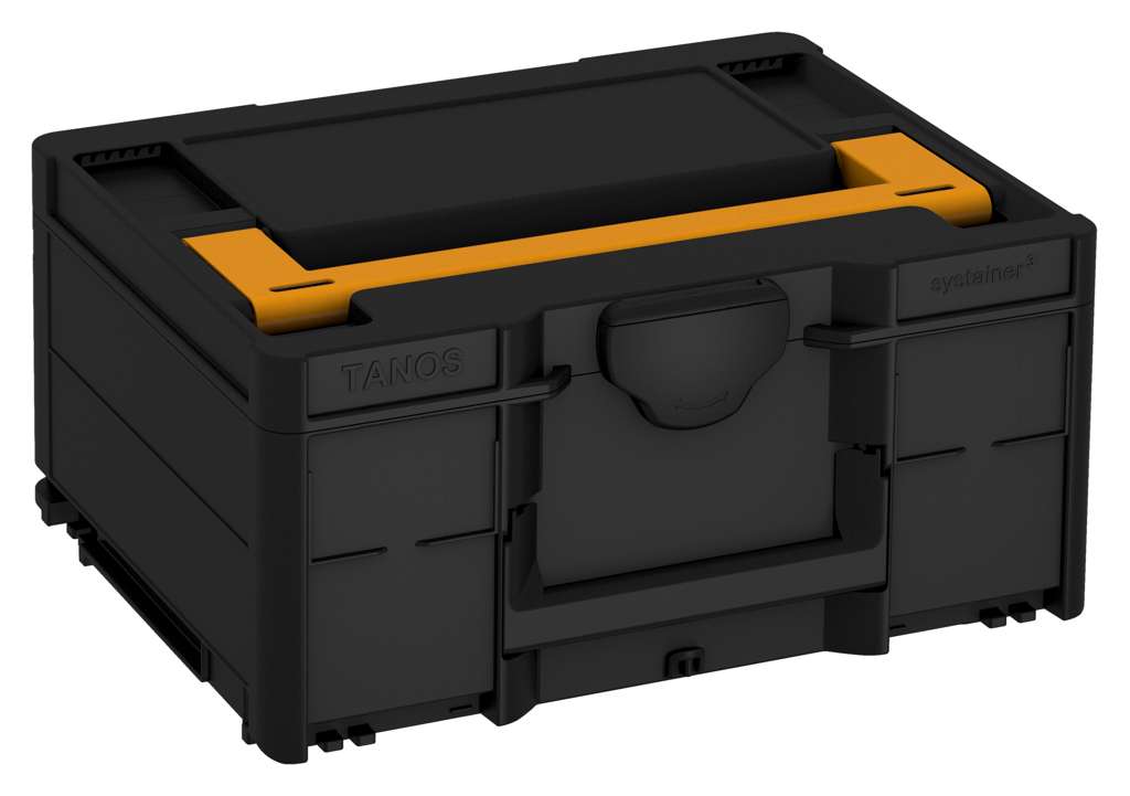 Systainer³ M 187, Black with Daffodil Yellow lid handle