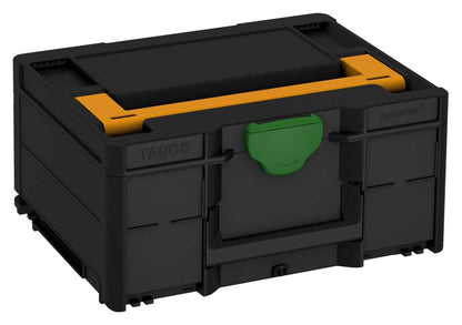 Systainer³ M 187, Black with Daffodil Yellow lid handle and Emerald Green catches