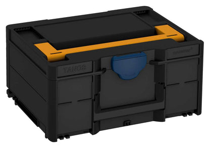 Systainer³ M 187, Black with Daffodil Yellow lid handle and Sapphire Blue catches