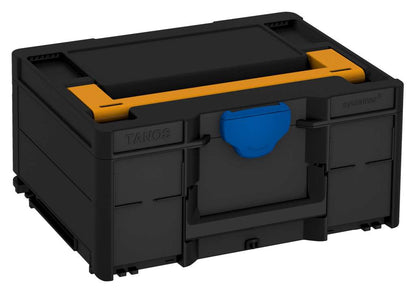 Systainer³ M 187, Black with Daffodil Yellow lid handle and Signal Blue catches