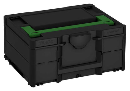 Systainer³ M 187, Black with Emerald Green lid handle