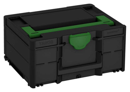 Systainer³ M 187, Black with Emerald Green lid handle and Emerald Green catches