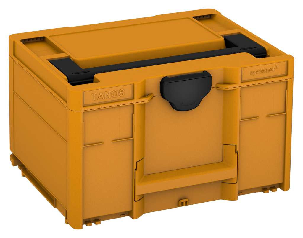 Systainer³ M 237, Daffodil Yellow with Black lid handle and Black catches