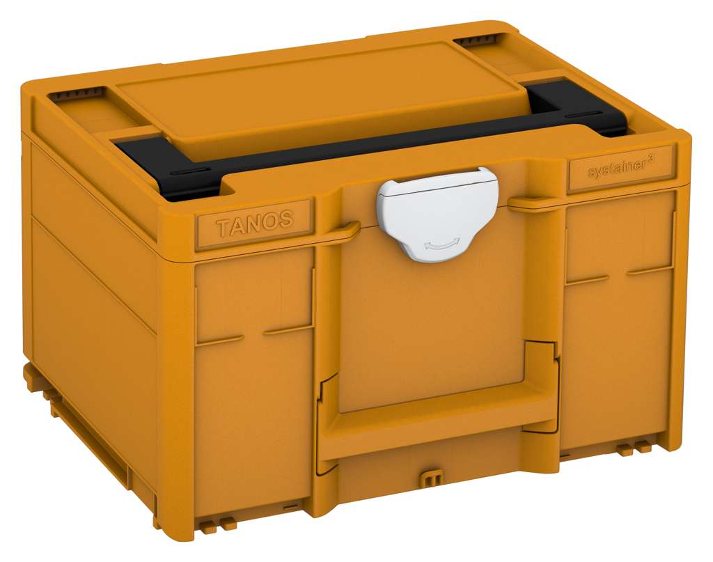 Systainer³ M 237, Daffodil Yellow with Black lid handle and Light Grey catches