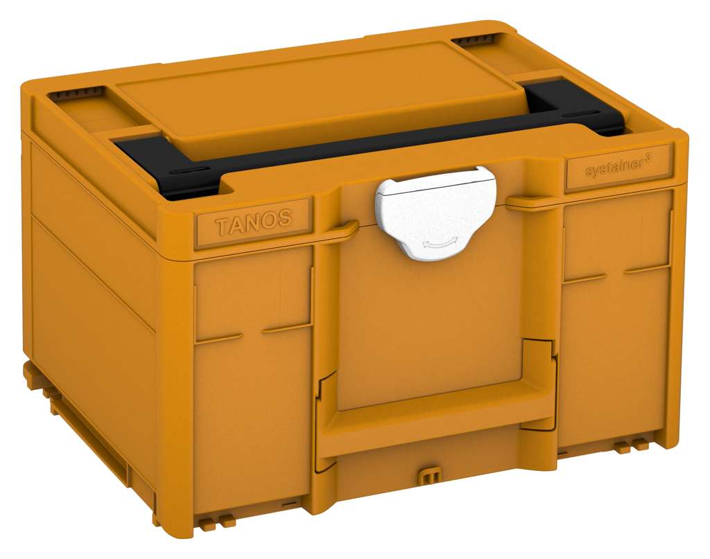 Systainer³ M 237, Daffodil Yellow with Black lid handle and White catches