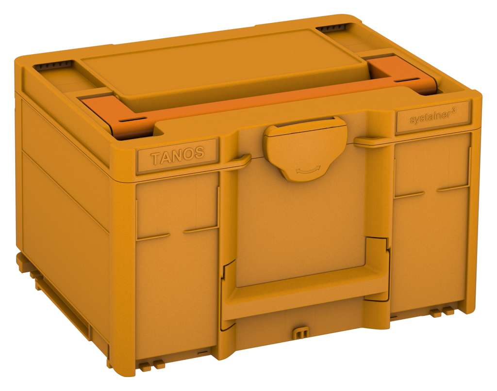 Systainer³ M 237, Daffodil Yellow with Deep Orange lid handle