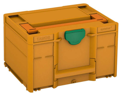 Systainer³ M 237, Daffodil Yellow with Deep Orange lid handle and Signal Green catches