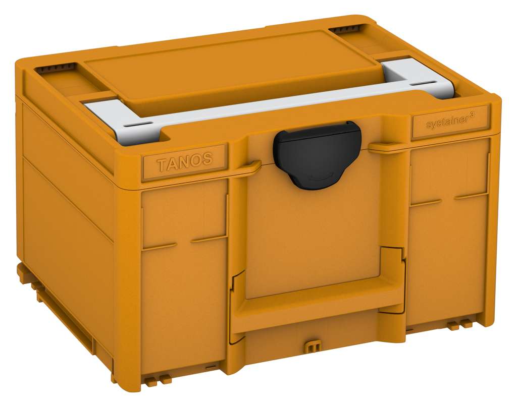 Systainer³ M 237, Daffodil Yellow with Light Grey lid handle and Black catches