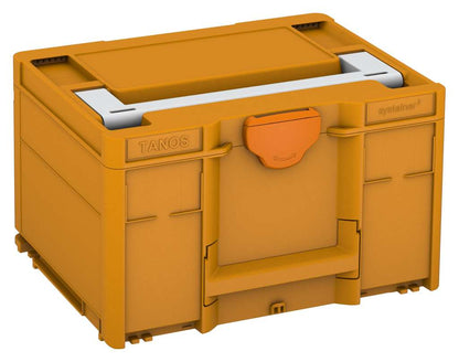 Systainer³ M 237, Daffodil Yellow with Light Grey lid handle and Deep Orange catches