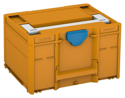 Systainer³ M 237, Daffodil Yellow with Light Grey lid handle and Sky Blue catches
