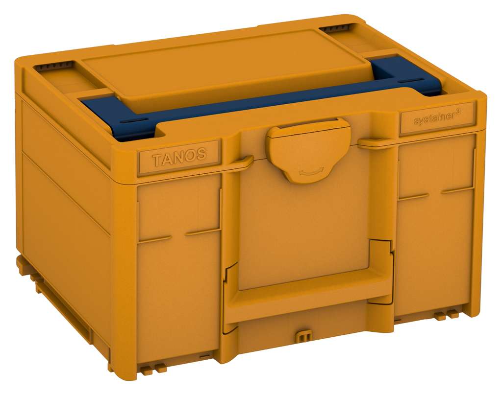 Systainer³ M 237, Daffodil Yellow with Sapphire Blue lid handle