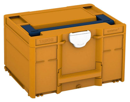 Systainer³ M 237, Daffodil Yellow with Sapphire Blue lid handle and White catches