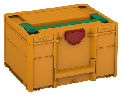 Systainer³ M 237, Daffodil Yellow with Signal Green lid handle and Carmine Red catches