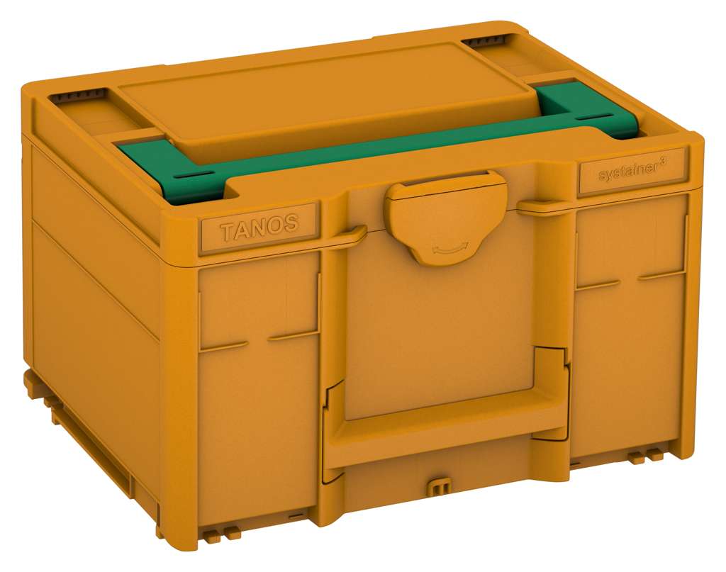 Systainer³ M 237, Daffodil Yellow with Signal Green lid handle
