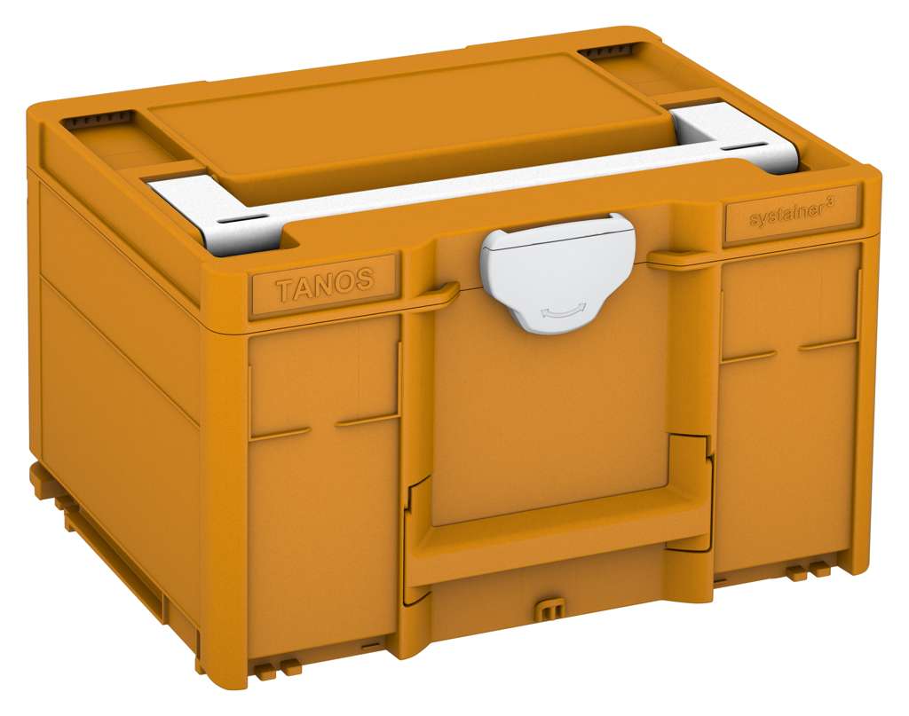 Systainer³ M 237, Daffodil Yellow with White lid handle and Light Grey catches