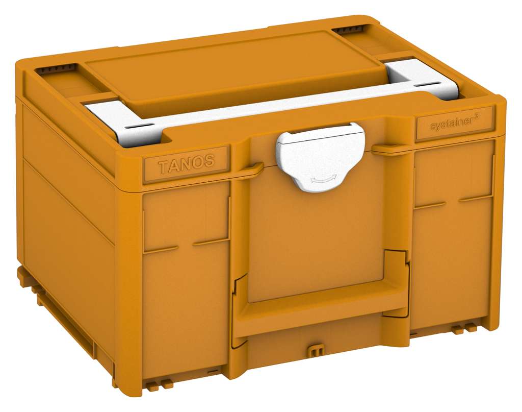 Systainer³ M 237, Daffodil Yellow with White lid handle and White catches