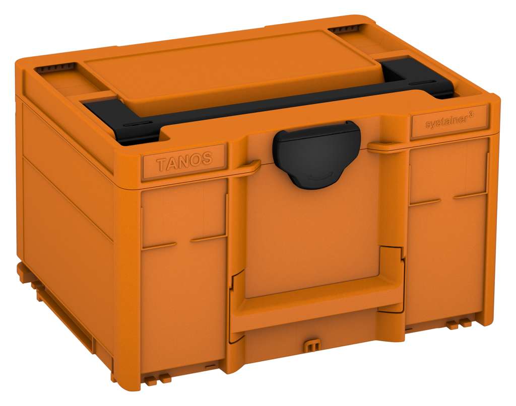 Systainer³ M 237, Deep Orange with Black lid handle and Black catches