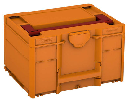 Systainer³ M 237, Deep Orange with Carmine Red lid handle