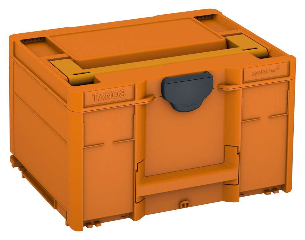 Systainer³ M 237, Deep Orange with Daffodil Yellow lid handle and Anthracite catches