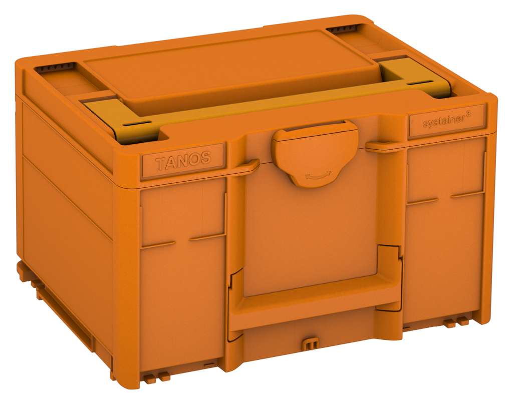 Systainer³ M 237, Deep Orange with Daffodil Yellow lid handle
