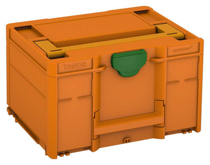 Systainer³ M 237, Deep Orange with Daffodil Yellow lid handle and Emerald Green catches