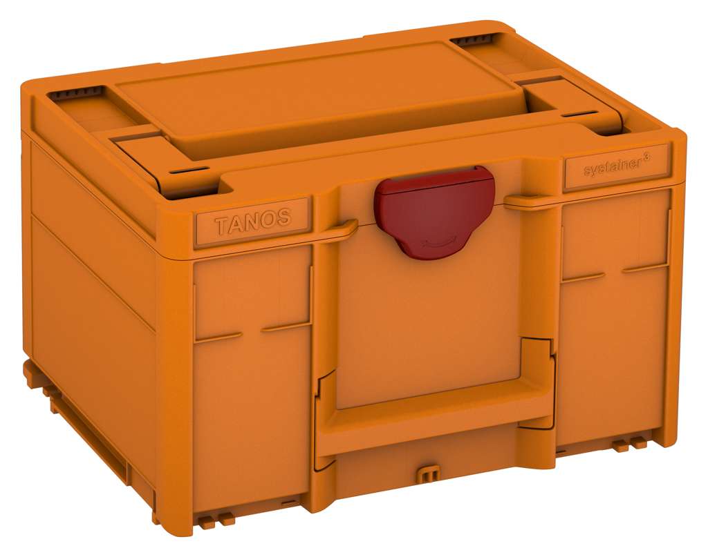 Systainer³ M 237, Deep Orange with Carmine Red catches