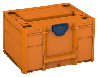 Systainer³ M 237, Deep Orange with Sapphire Blue catches