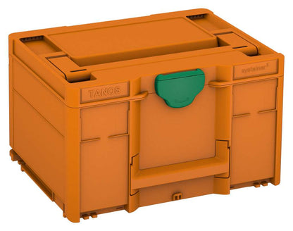 Systainer³ M 237, Deep Orange with Signal Green catches
