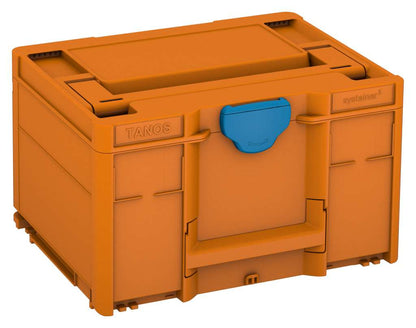 Systainer³ M 237, Deep Orange with Sky Blue catches