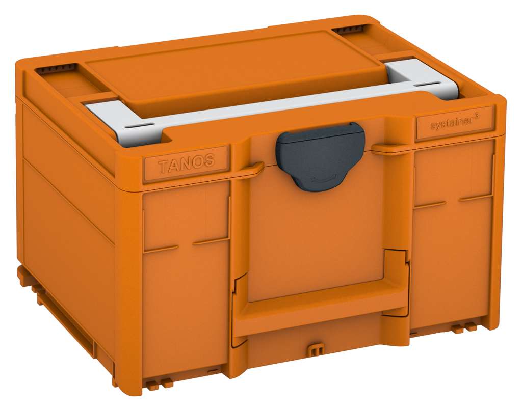 Systainer³ M 237, Deep Orange with Light Grey lid handle and Anthracite catches