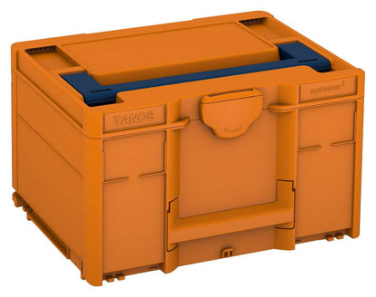 Systainer³ M 237, Deep Orange with Sapphire Blue lid handle