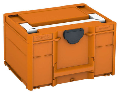 Systainer³ M 237, Deep Orange with White lid handle and Anthracite catches