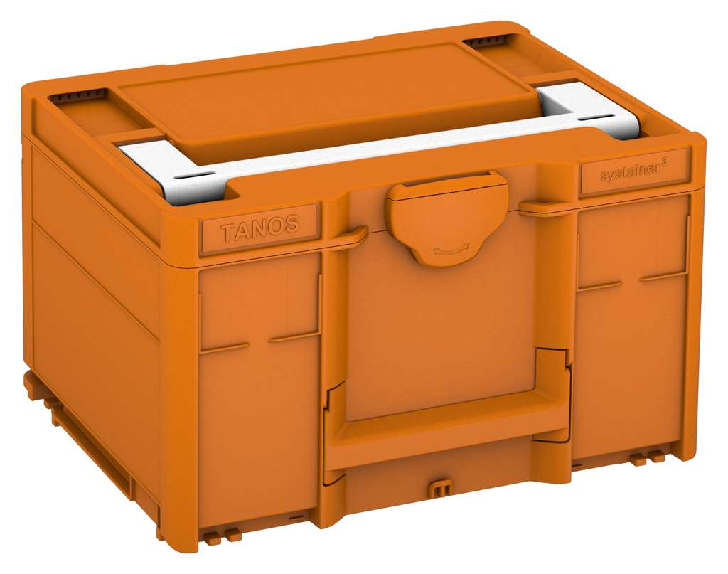 Systainer³ M 237, Deep Orange with White lid handle
