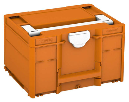 Systainer³ M 237, Deep Orange with White lid handle and White catches