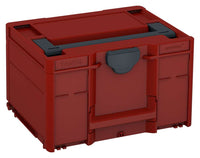 Systainer³ M 237, Carmine Red with Anthracite lid handle and Anthracite catches
